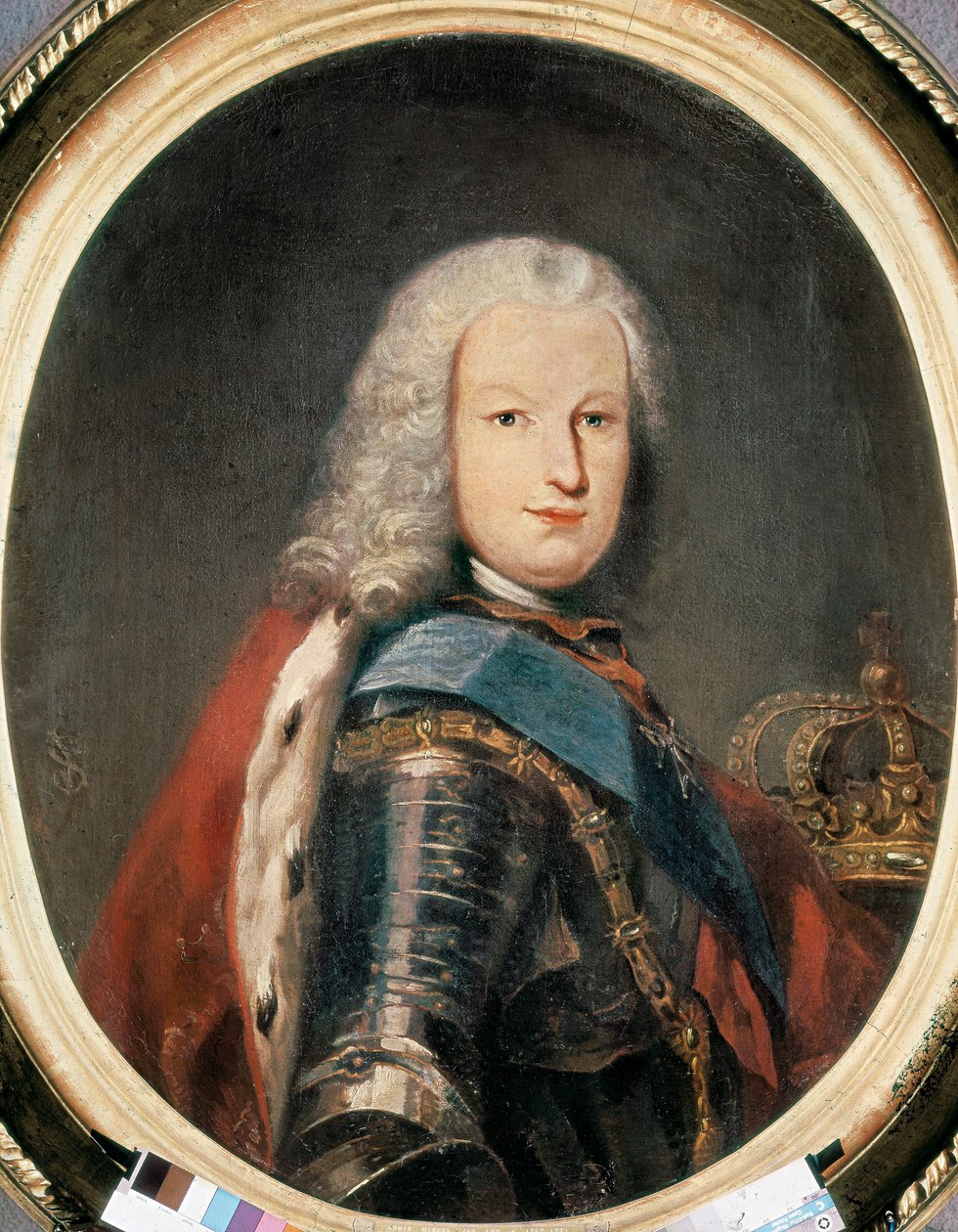 Retrato de Fernando VI (Ferdinando) (1713-1759) de Louis Michel van Loo