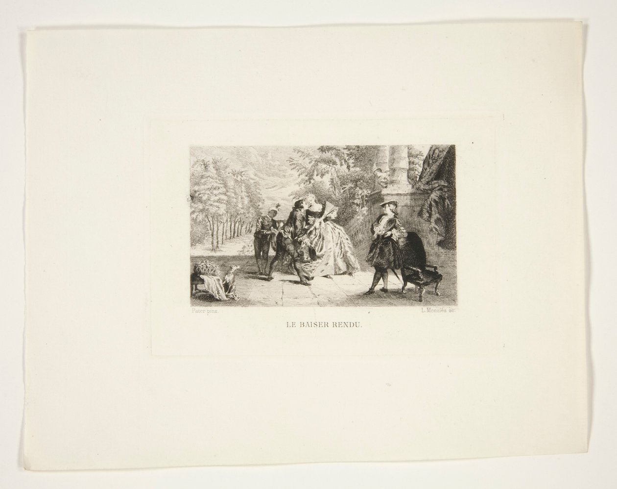 El beso rendido de Louis Monzies