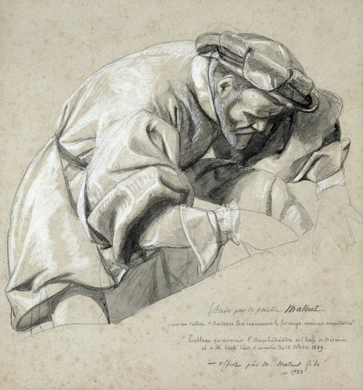 Estudio de Ambroise Paré (c.1510-90) el 