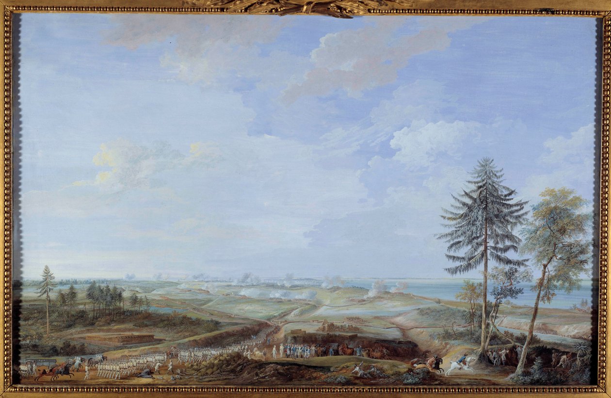 Guerra de Independencia de los Estados Unidos (1775-1783): "Sitio de Yorktown del 6 al 19 de octubre" de Louis Nicolas van Blarenberghe