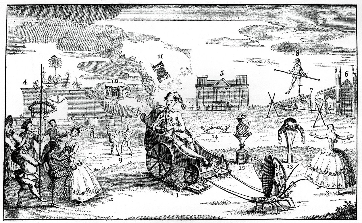 La locura triunfante, 1749 de Louis Philippe Boitard