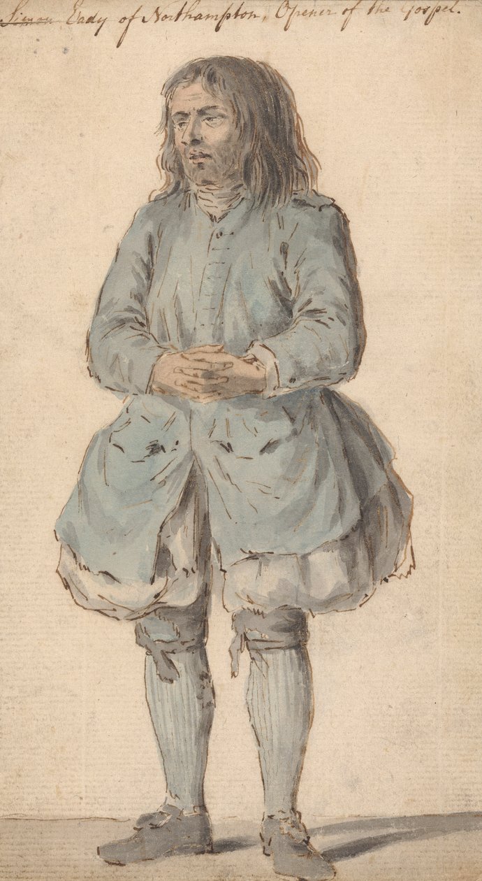 Simon Eady de Northhampton, abridor del Evangelio de Louis Philippe Boitard