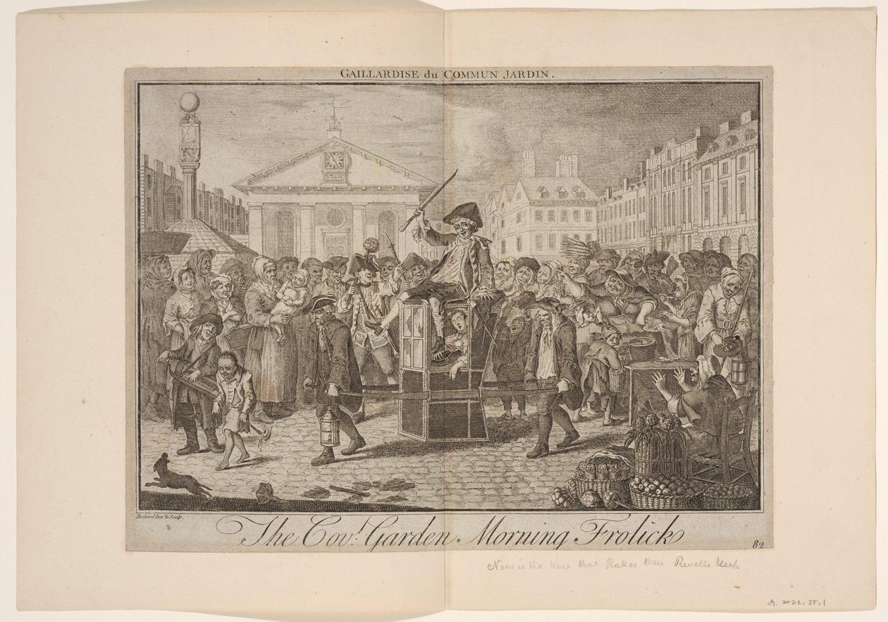 El Covent Garden Morning Frolic de Louis Philippe Boitard