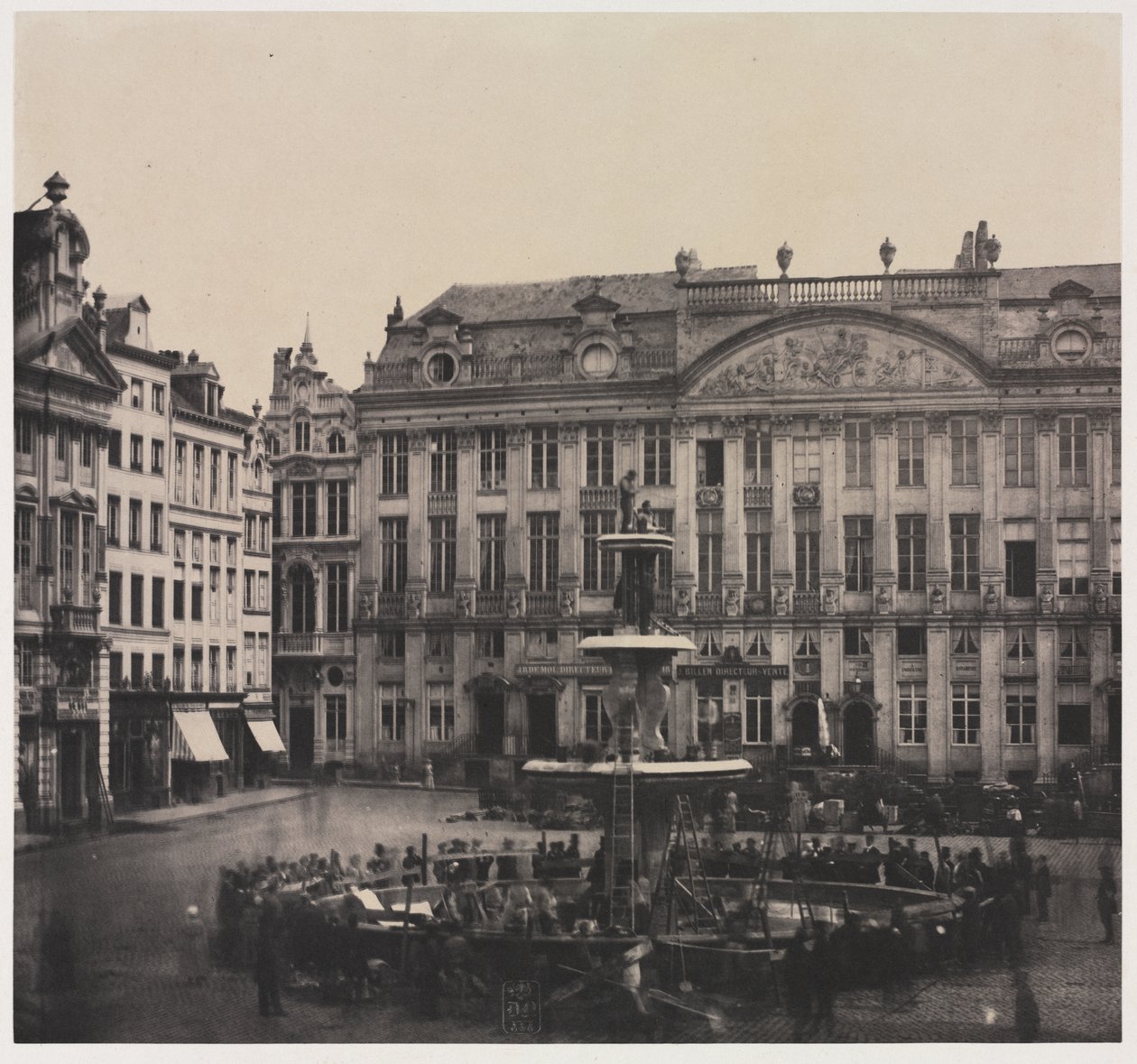 Sin título (Construcción de fuente conmemorativa) de Louis Pierre Theophile Dubois de Nehaut
