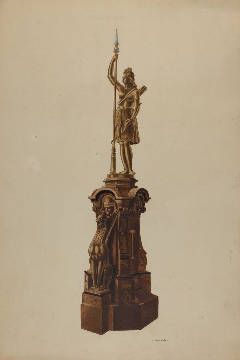 Poste de escalera de Louis Plogsted