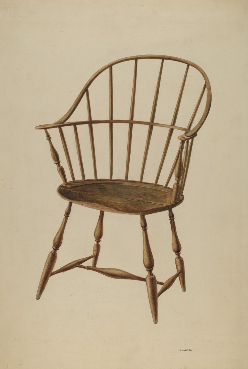 Silla Windsor, c. 1939 de Louis Plogsted