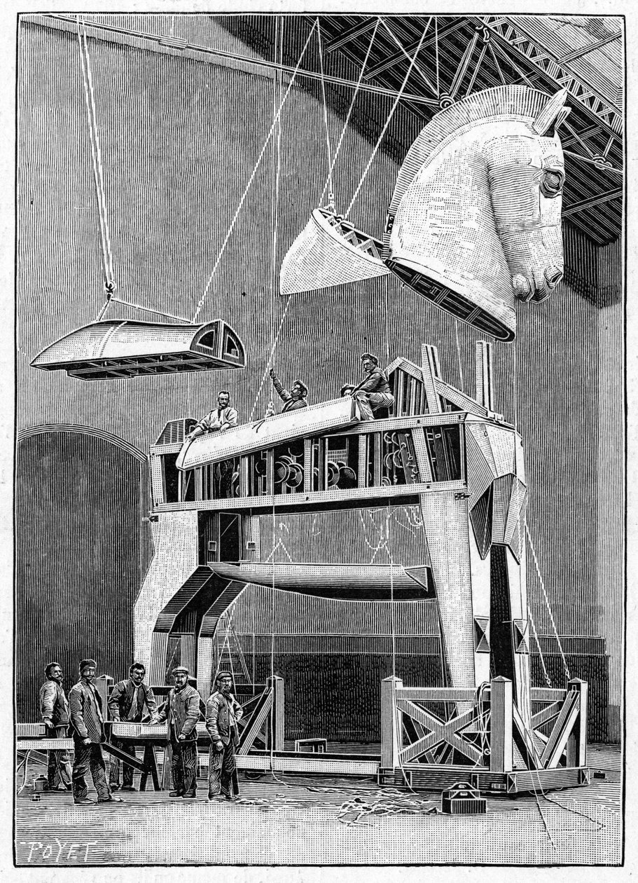 El caballo de madera de la ópera 