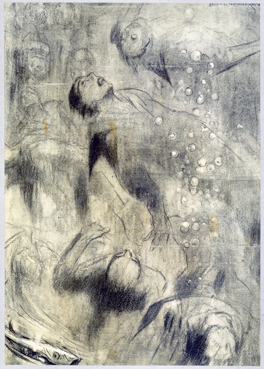 La Mina Marina, 1916 de Louis Raemaekers