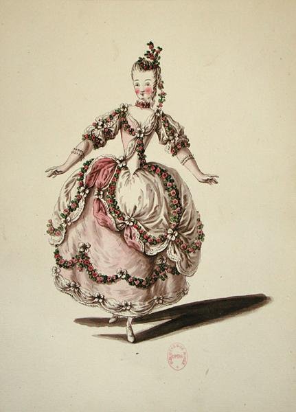 Traje de pastor para un ballet de Louis Rene Boquet
