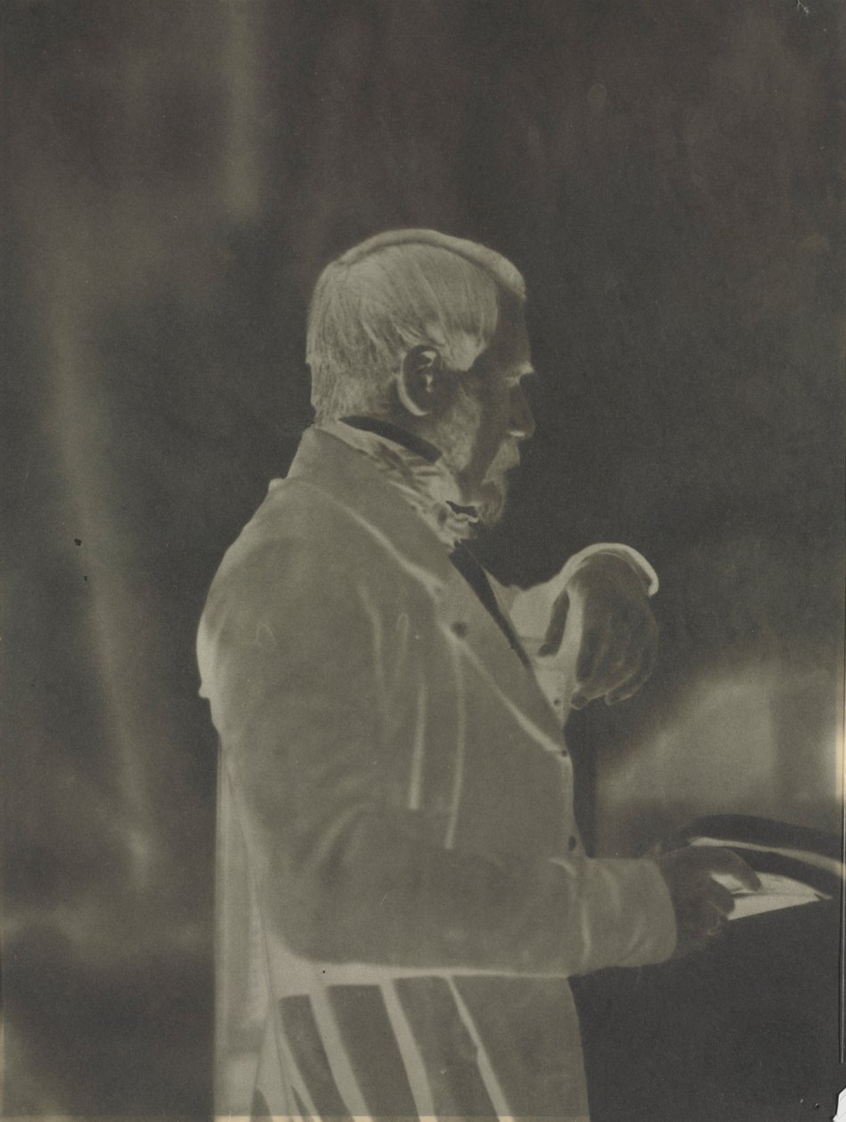 Autorretrato (negativo) de Louis Rémy Robert