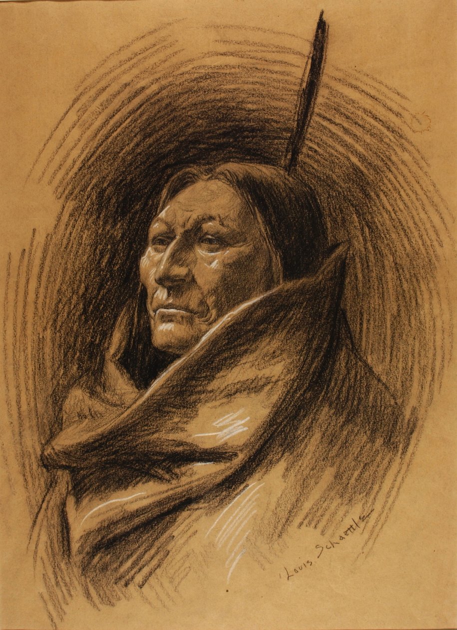 Sin título (indio) de Louis Schaettle