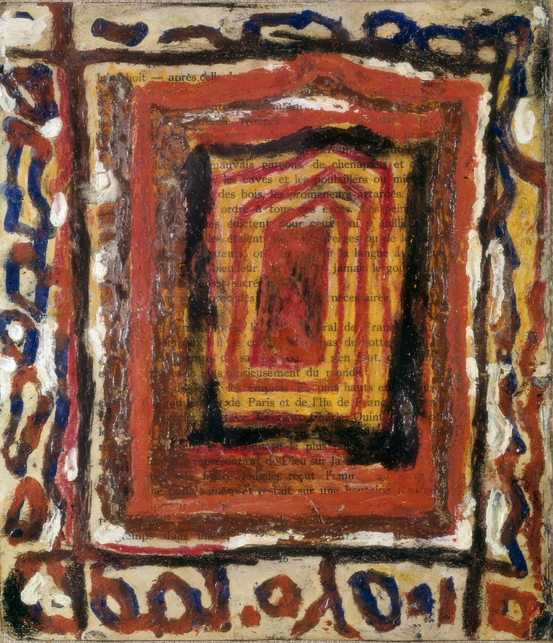 Composición abstracta de Louis Soutter