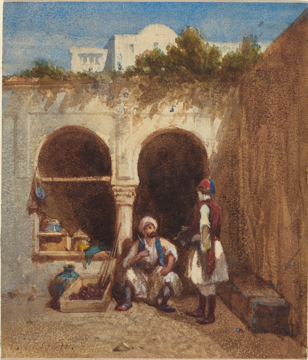 Mercado árabe de Louis Tesson