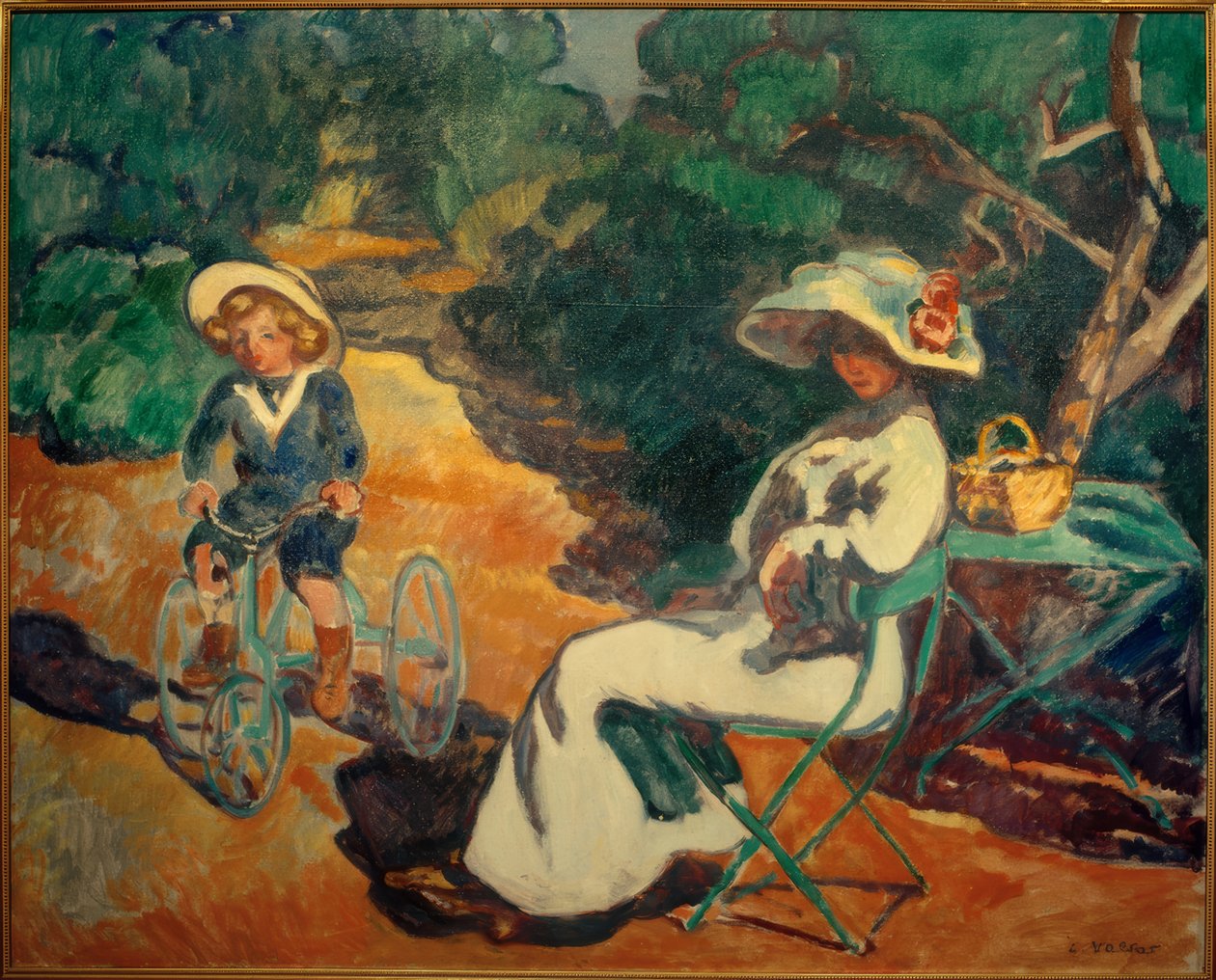 El niño del triciclo de Louis Valtat