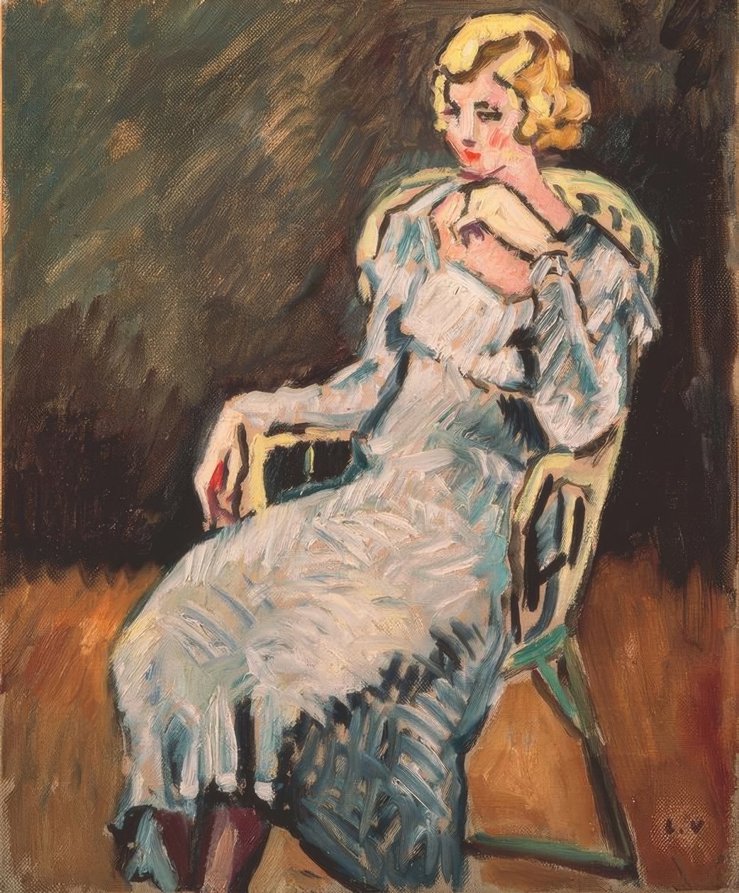 Mujer joven sentada de Louis Valtat