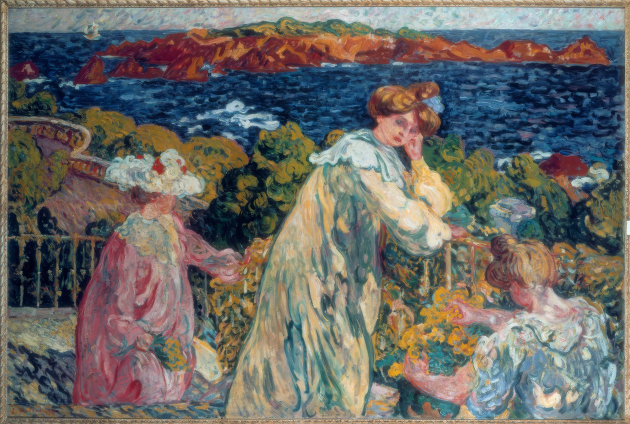 Louis Valtat, "Mujeres en el balcón" / Óleo sobre lienzo, 1905 de Louis Valtat