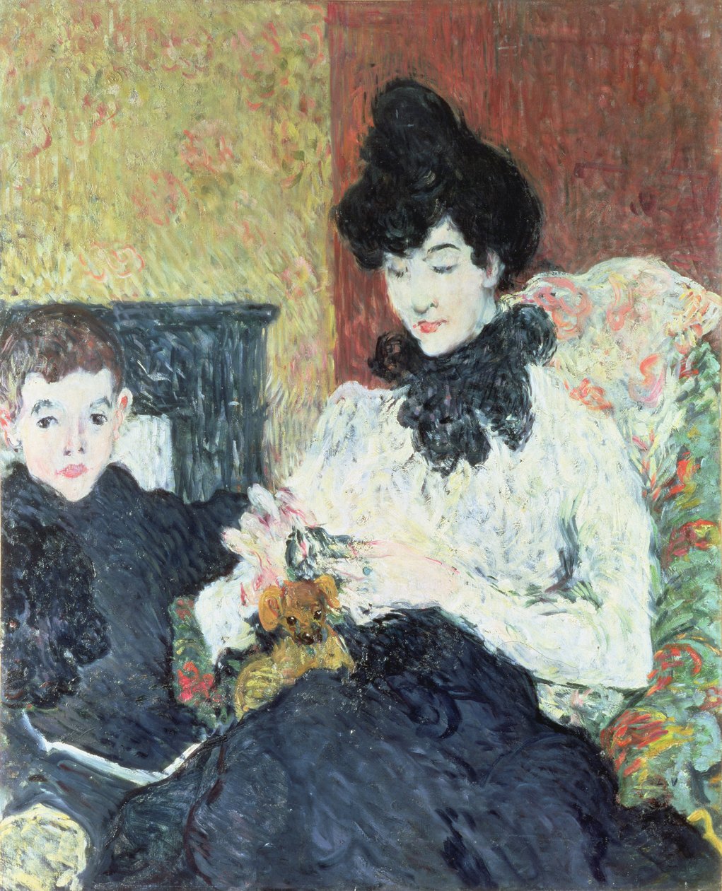 Madame Doubrere y su hijo de Louis Valtat