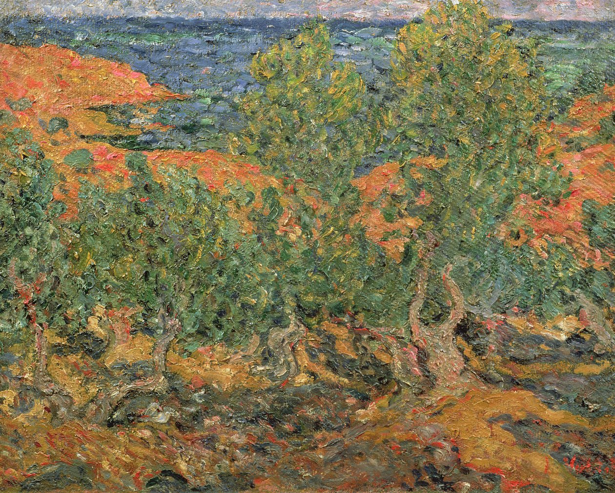 Rocas ocres de Louis Valtat