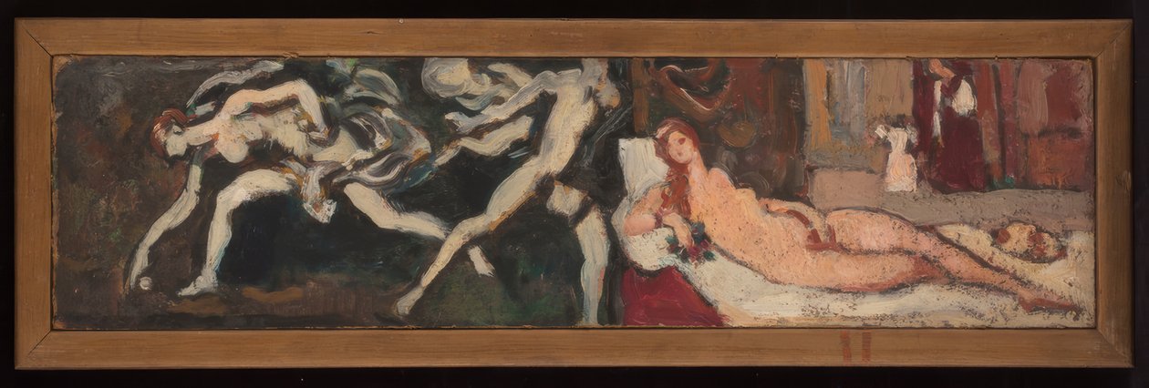 Estudios sobre La Venus de Urbino de Tiziano y La Carrera de Atalanta de Guido Reni, realizados durante la exposición "Arte italiano" en el Petit Palais. de Louis Valtat