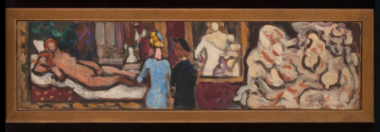 Estudios sobre la Venus de Urbino de Tiziano y sobre la flora, realizados durante la exposición "Arte italiano" en el Petit Palais. de Louis Valtat