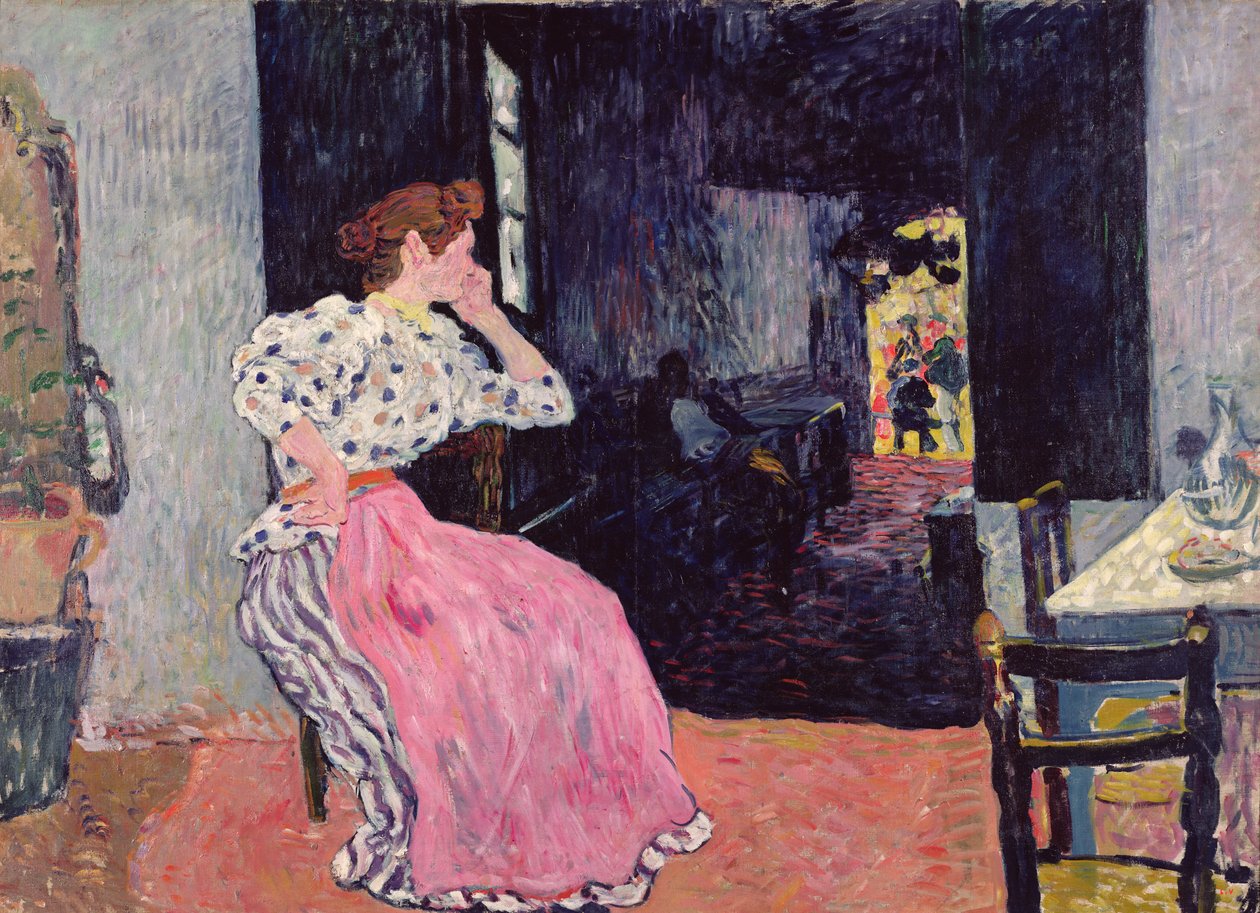 Mujer en el Cabaret de Louis Valtat