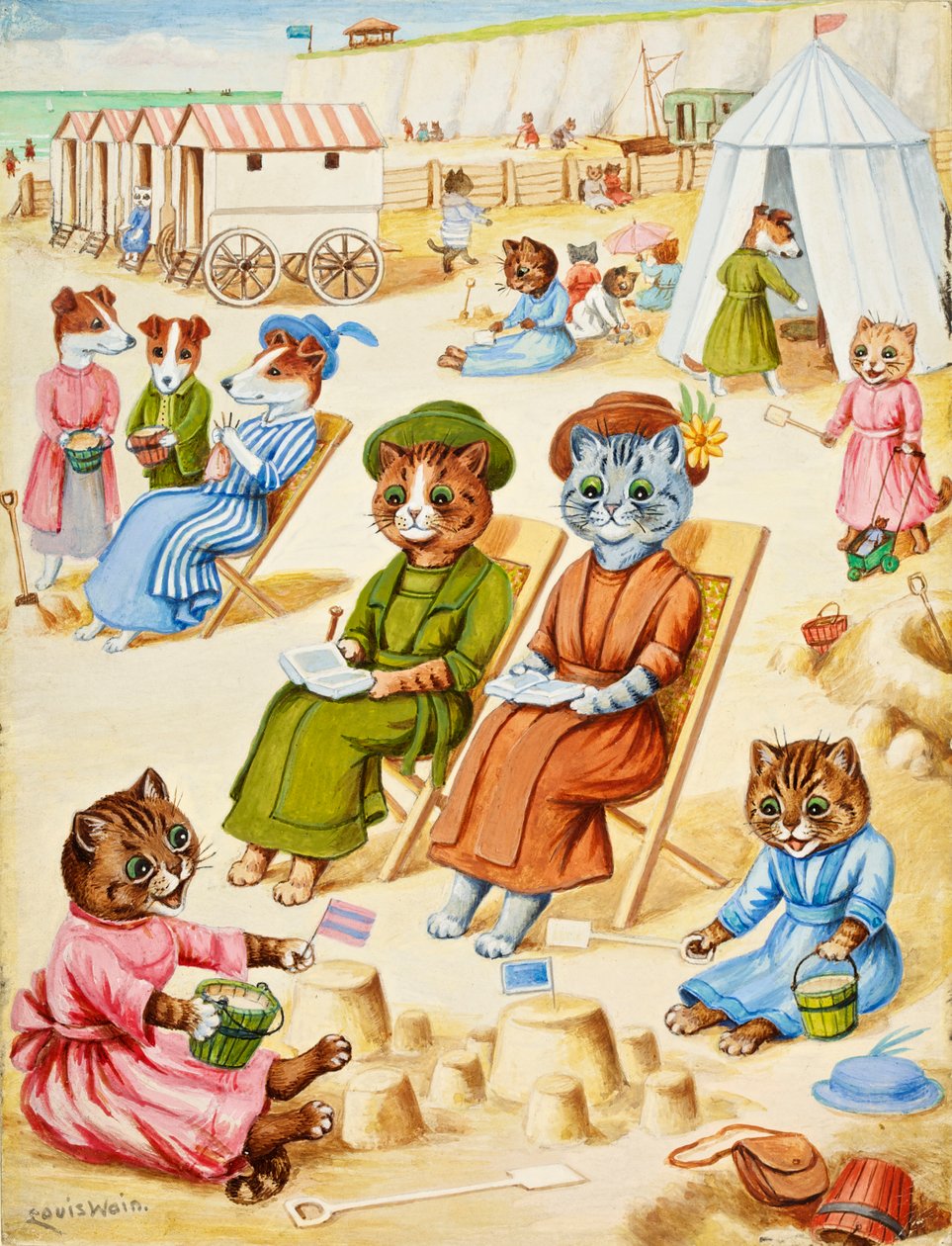 Tiempo de vacaciones de Louis Wain