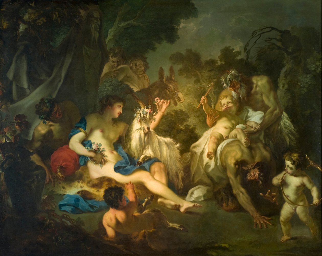 La infancia de Baco, c.1700-10 de Louis de Boullogne