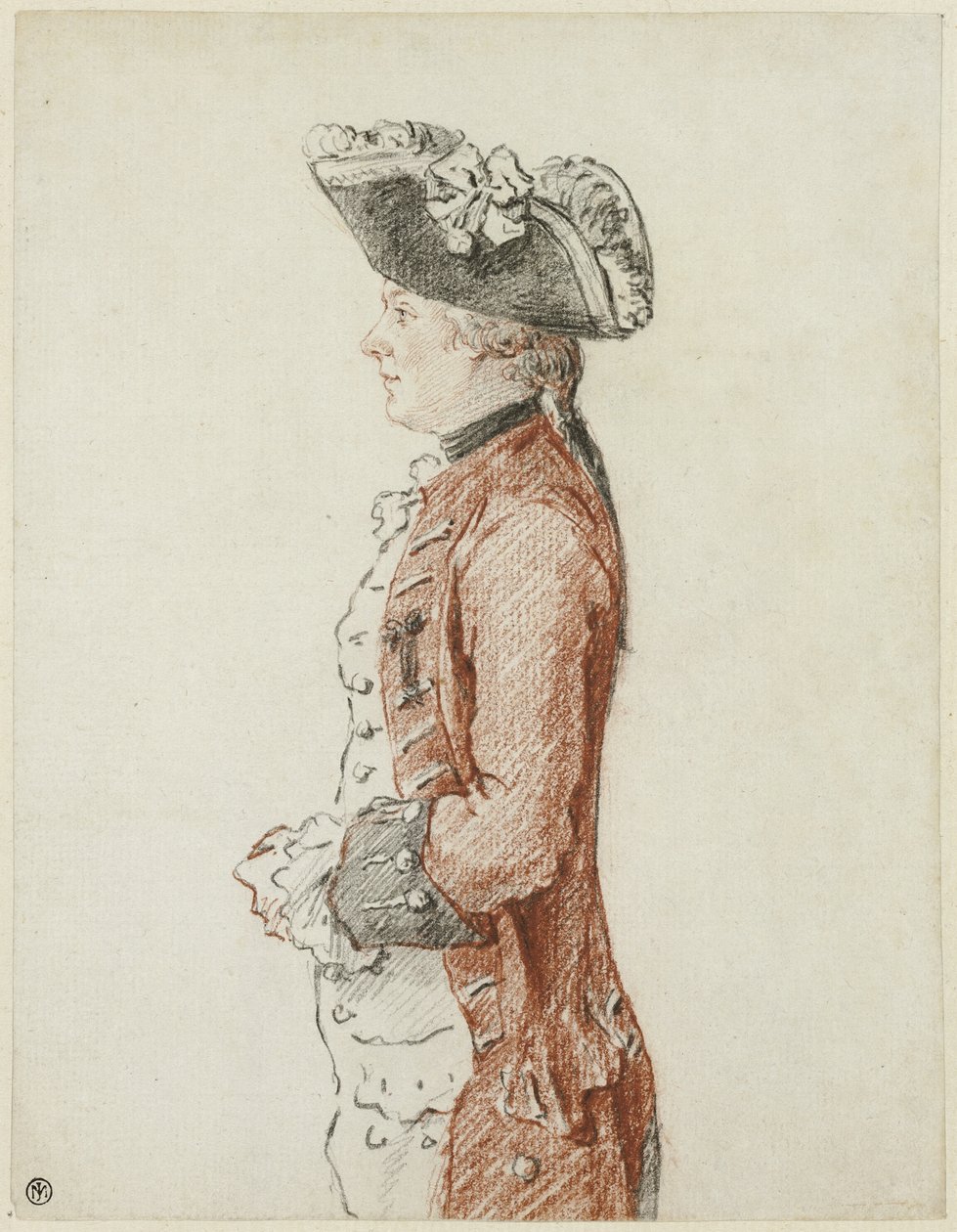 Retrato del Caballero de Lézay de Louis de Carmontelle