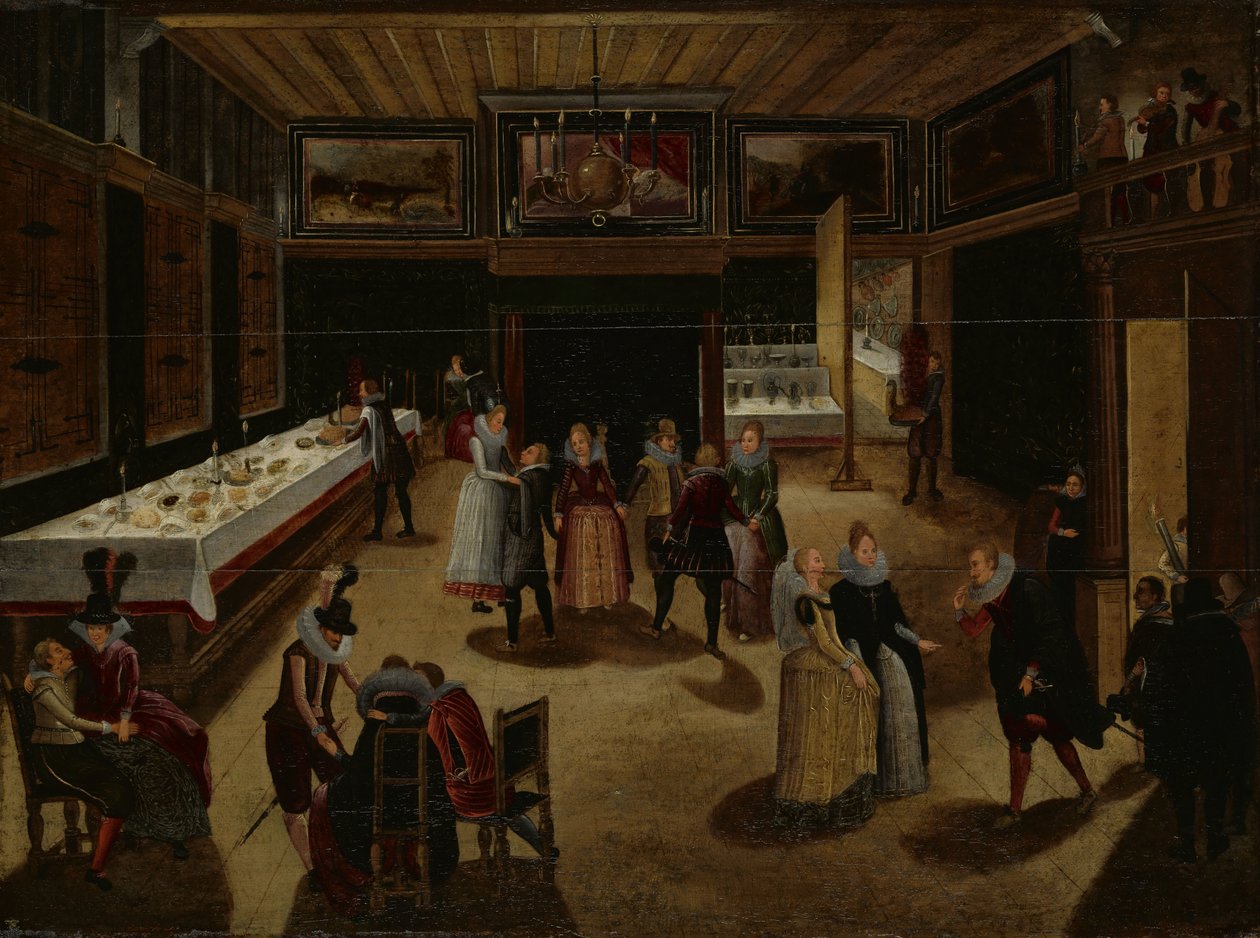 Fiesta nocturna de Louis de Caullery (manner of)