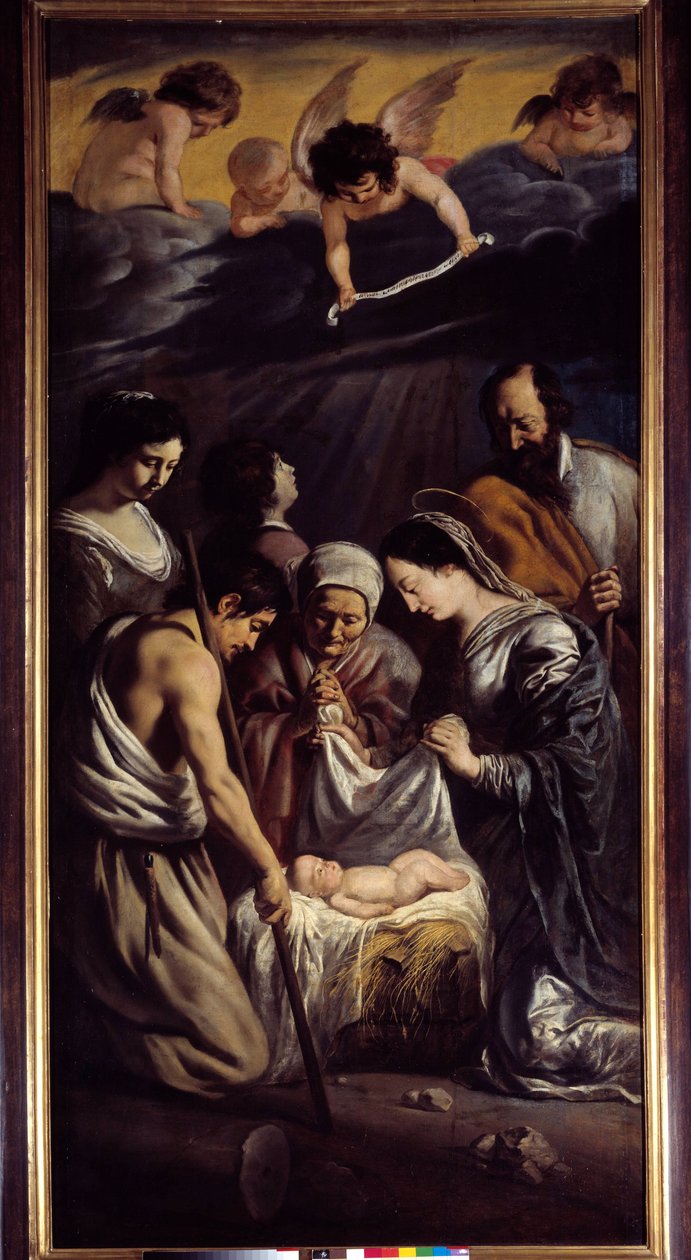 La adoración de los pastores de Louis le Nain