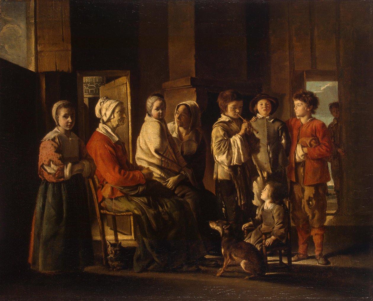 La visita a la abuela de Louis le Nain