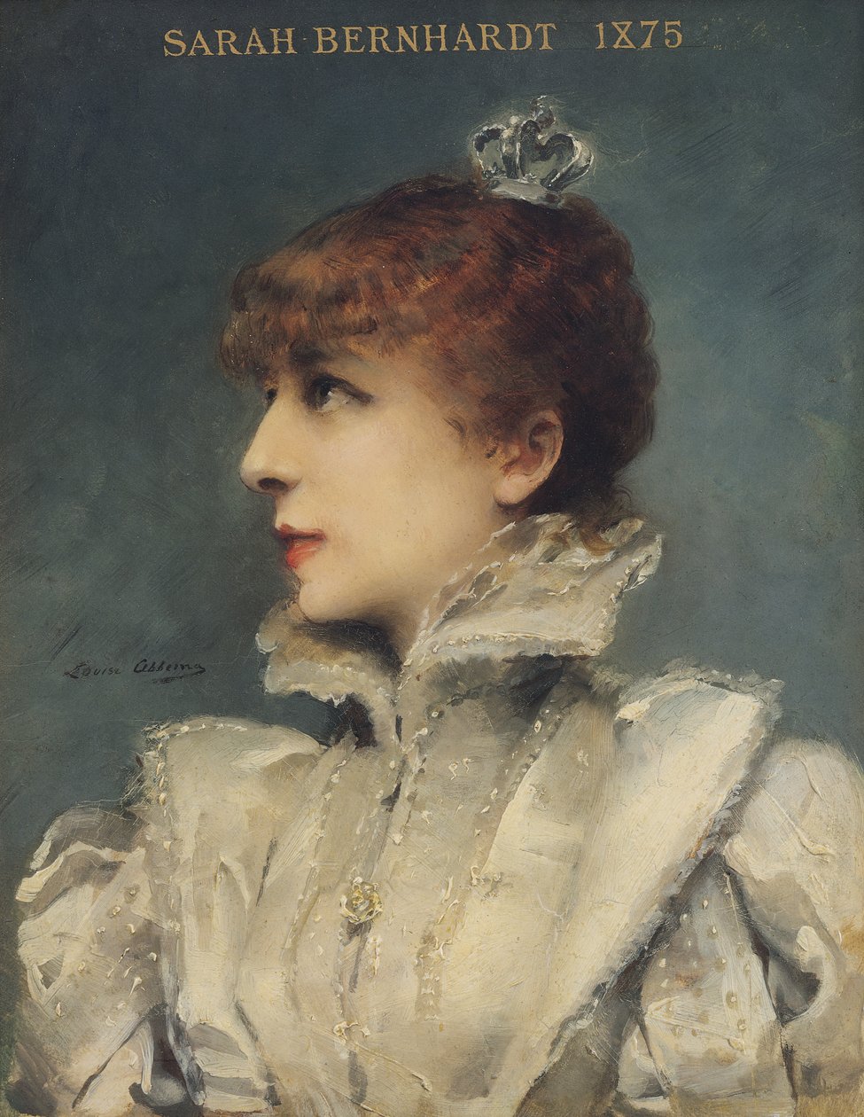 Sarah Bernhardt (1844-1923) de Louise Abbéma