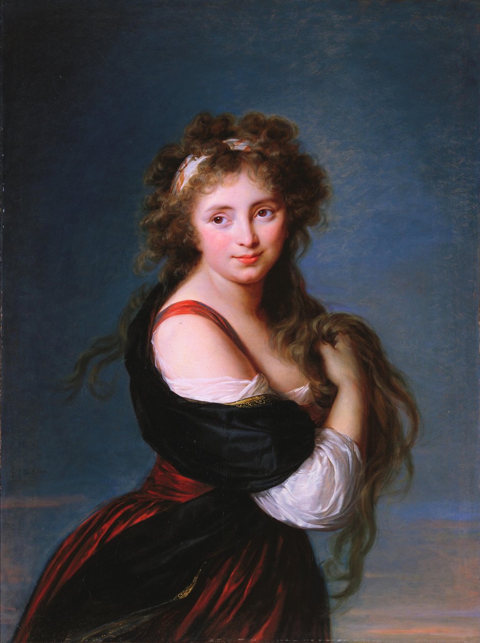 Retrato de Hyacinthe-Gabrielle Roland de Elisabeth Louise Vigee-Lebrun