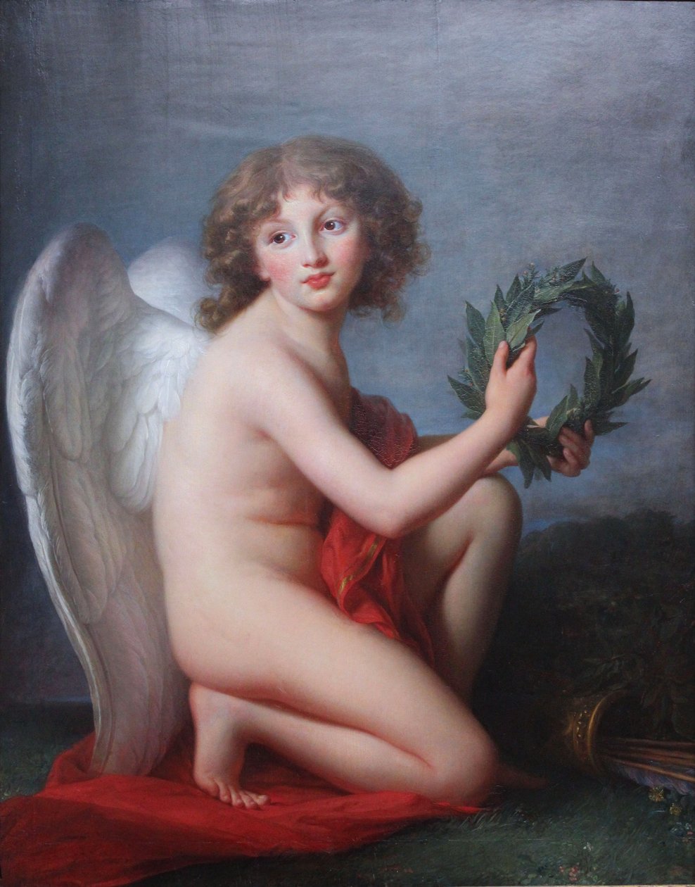 Retrato del príncipe Heinrich Lubomirski como Genio de la Fama de Elisabeth Louise Vigee Lebrun