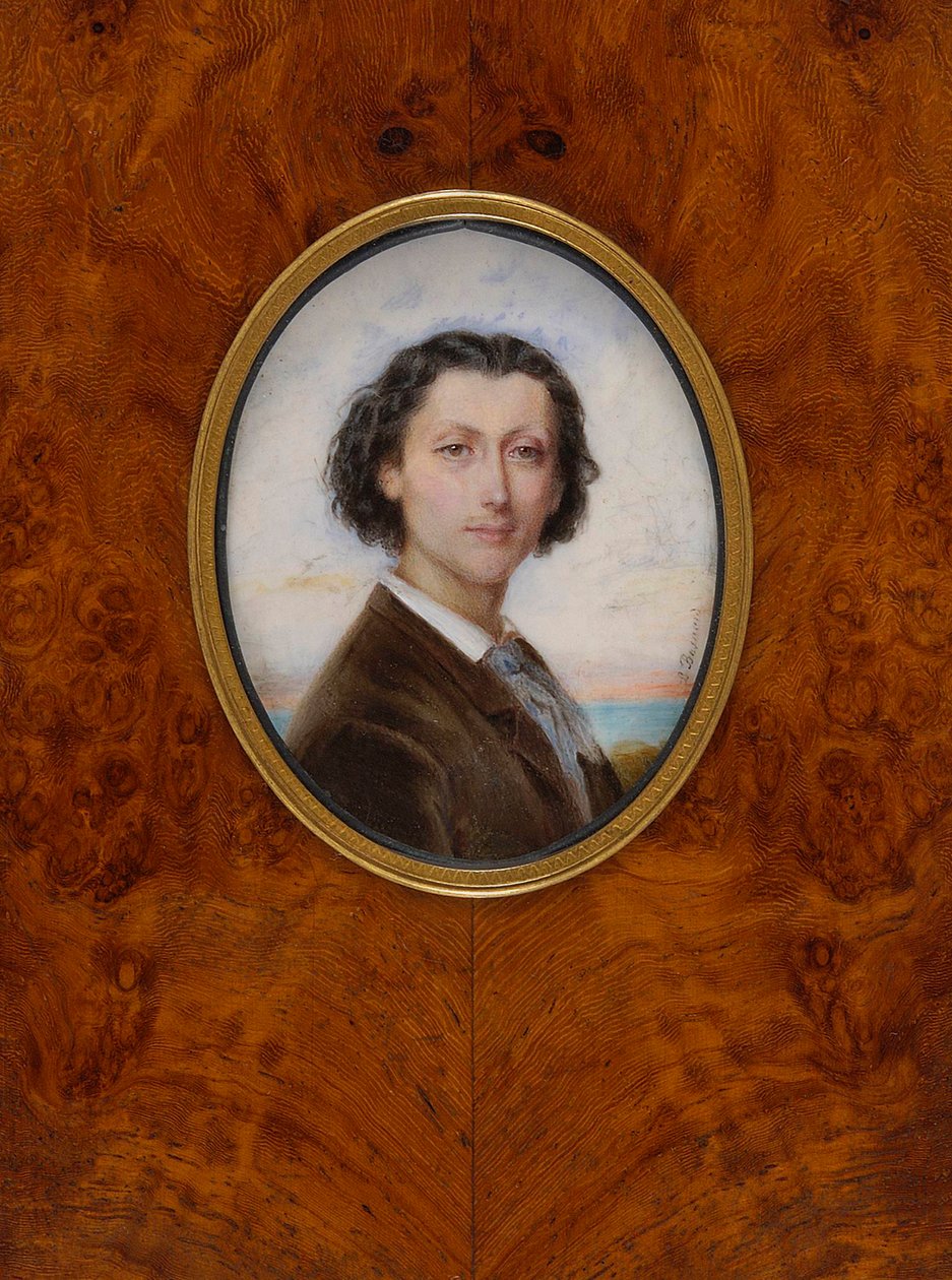Retrato del Compositor Franz Liszt 1811-1886, 1836 de Louise Besnard née Vaillant