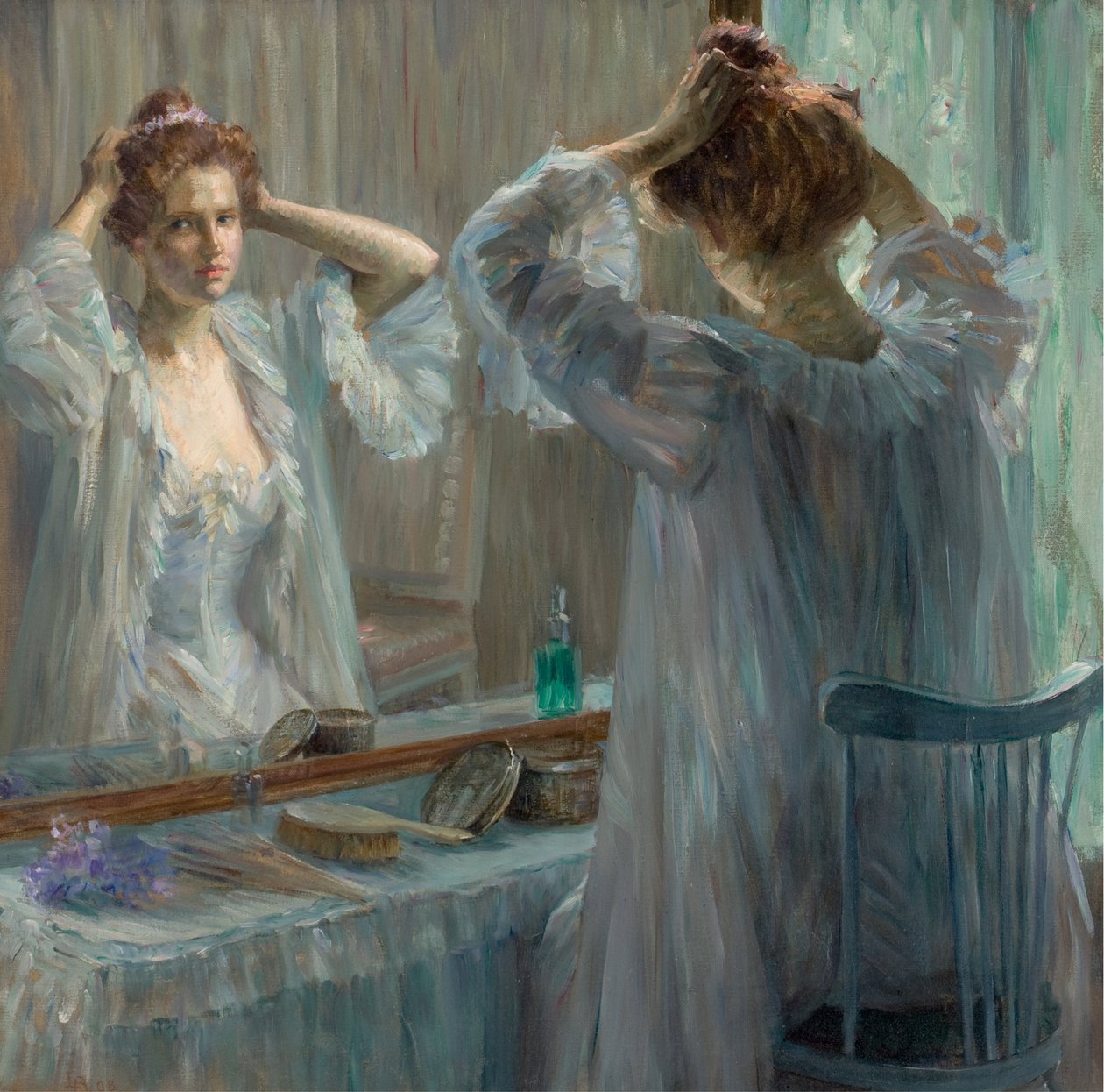 La Toilette, 1898 de Marie Louise Catherine Breslau