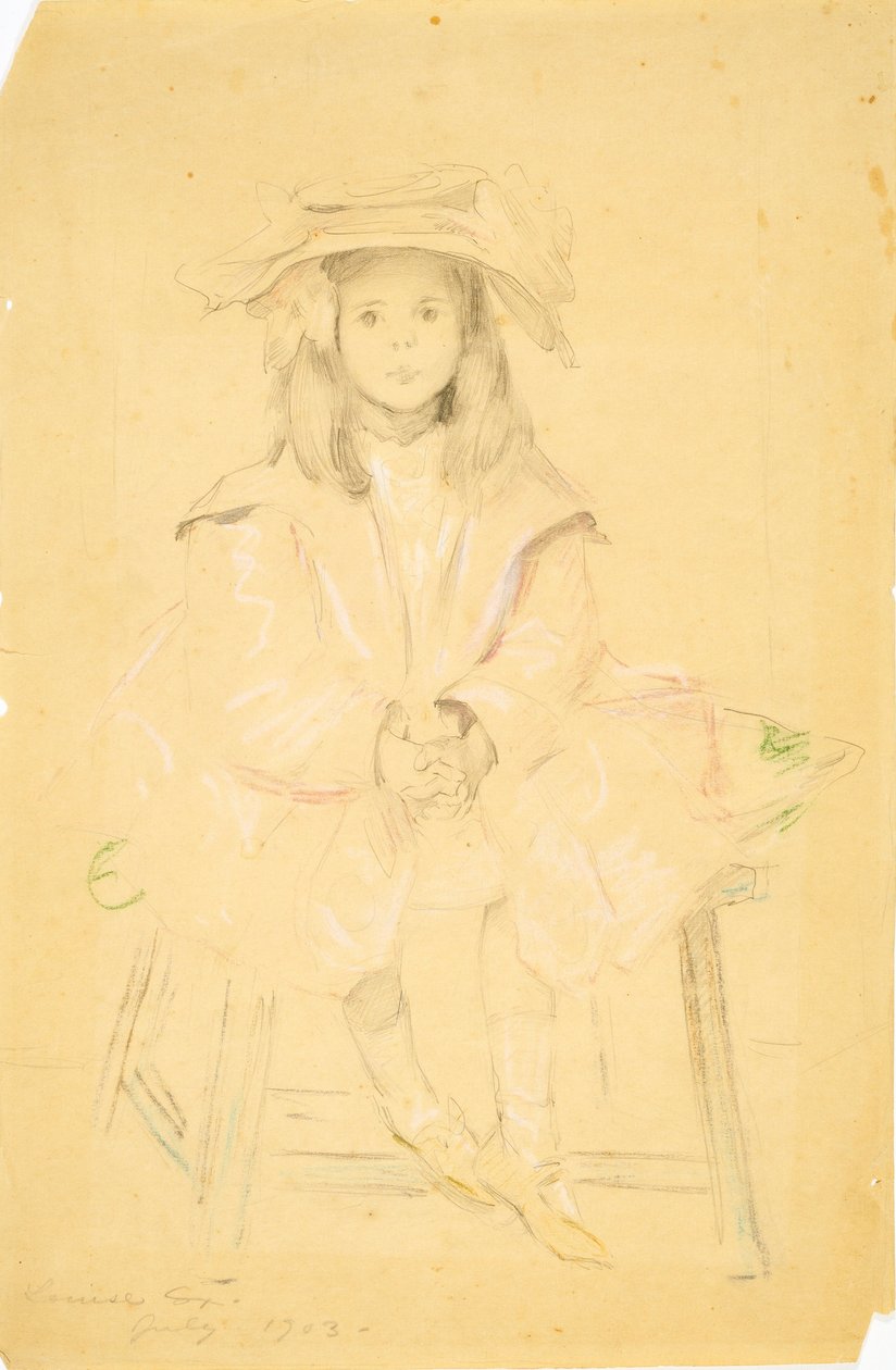 Sin título (Joven sentada) de Louise Cox