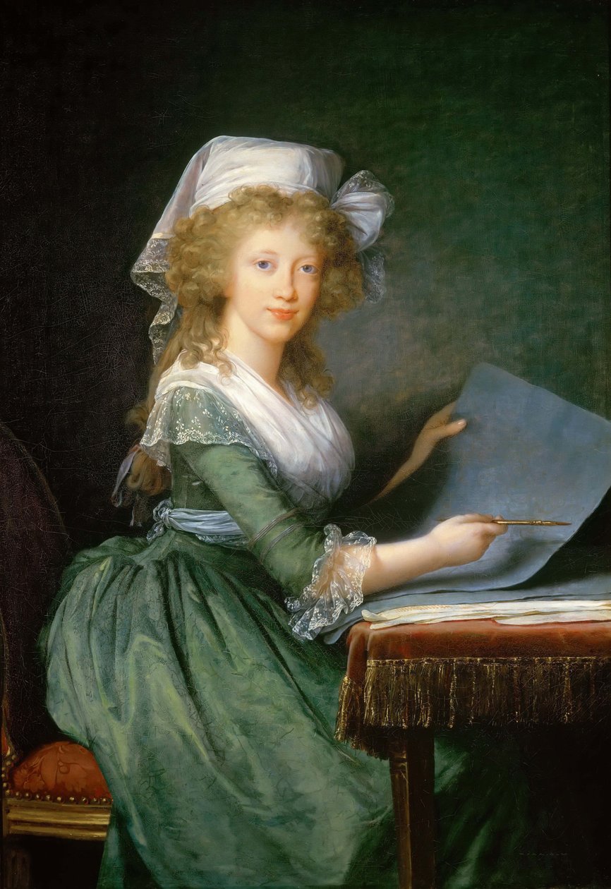 Princesa Luisa María de Nápoles y Sicilia 1773-1802, c. 1790 de Elisabeth Louise Vigee Lebrun
