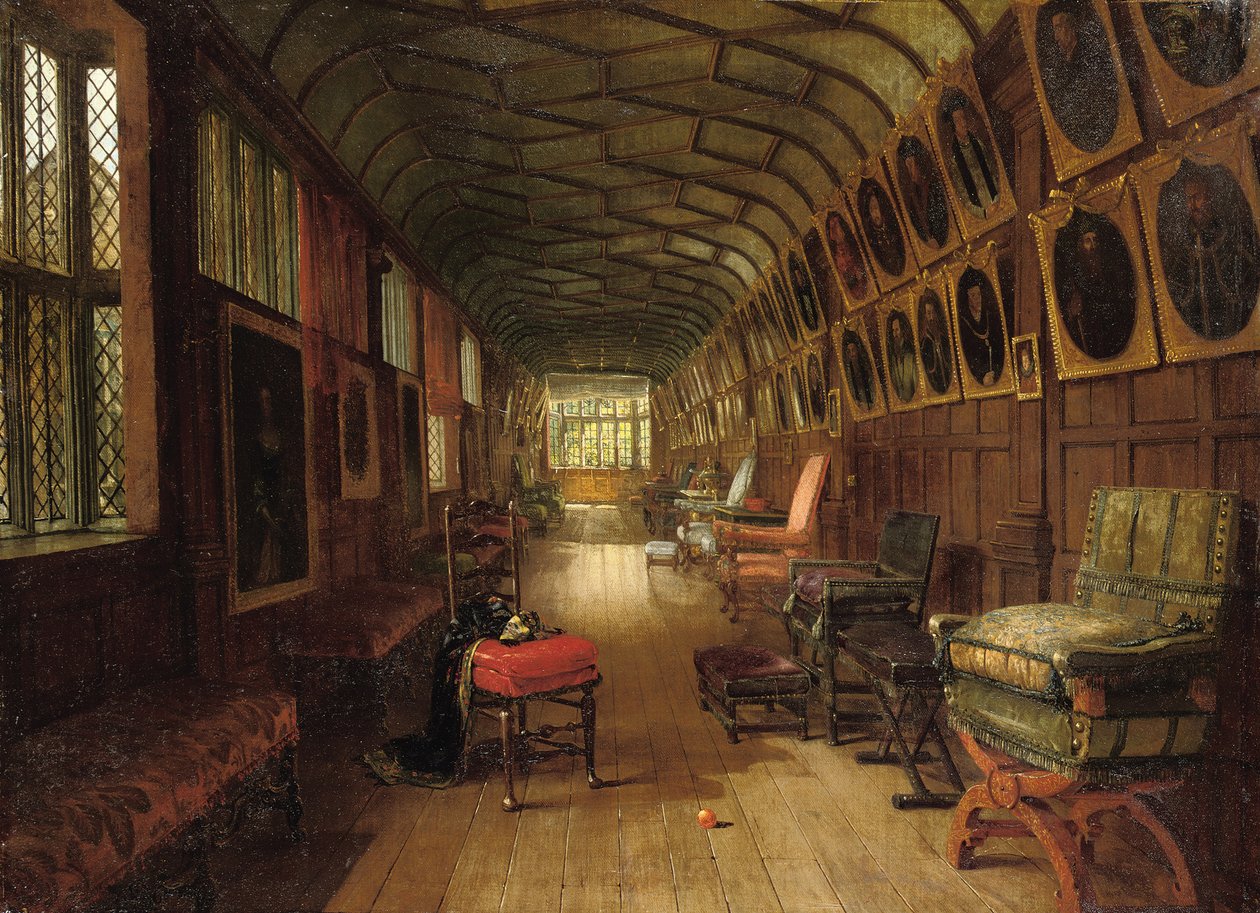 La Galería Marrón, Knole, Kent de Louise Ingram Rayner
