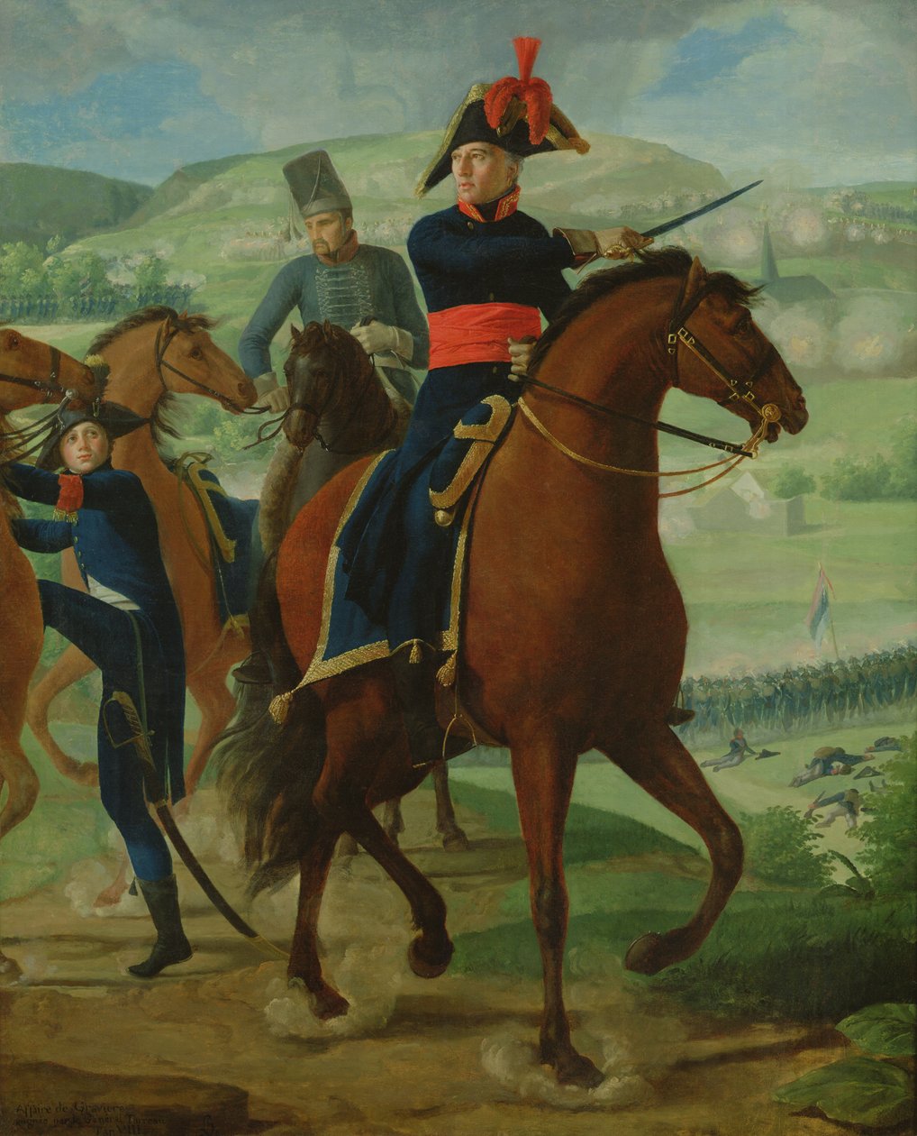 General Louis Marie Turreau de Garambouville (1756-1816) en el Asunto de Gravieres, 1800 de Louise Marie Jeanne Hersent