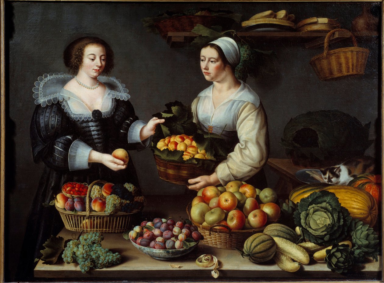La vendedora de frutas y verduras de Louise Moillon