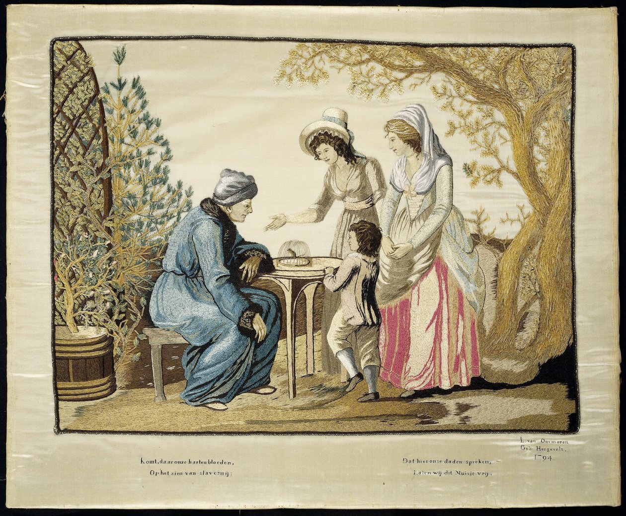 Visión patriótica de la esclavitud de Louise van Ommeren Hengevelt
