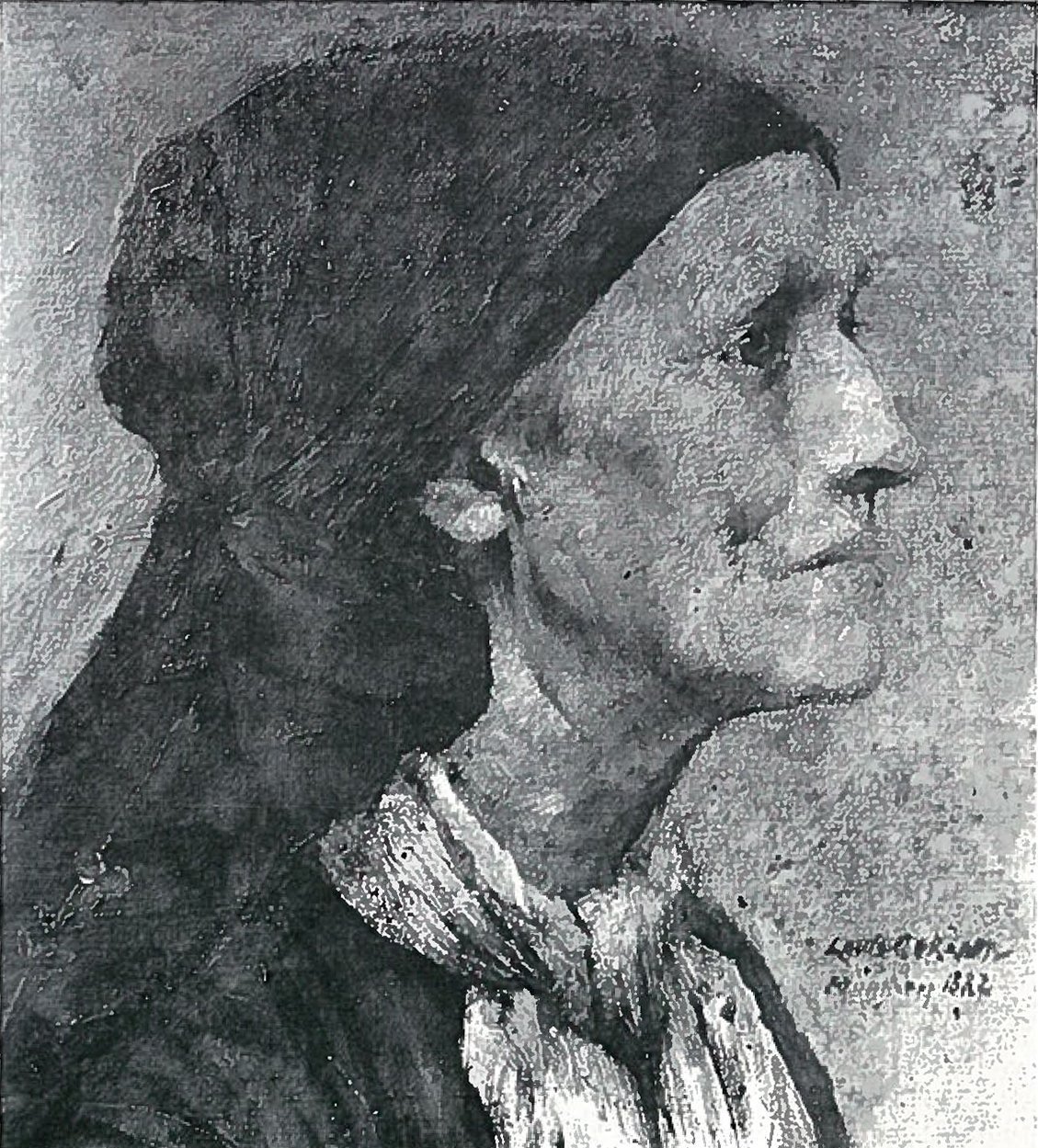 Mujer mayor de Lovis Corinth