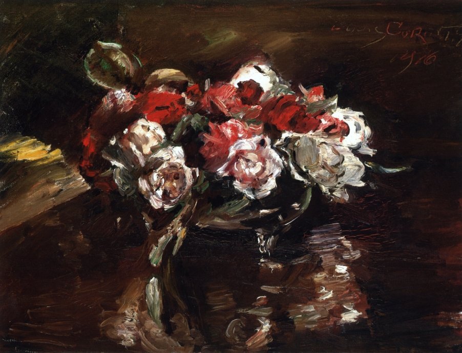 Naturaleza muerta floral de Lovis Corinth