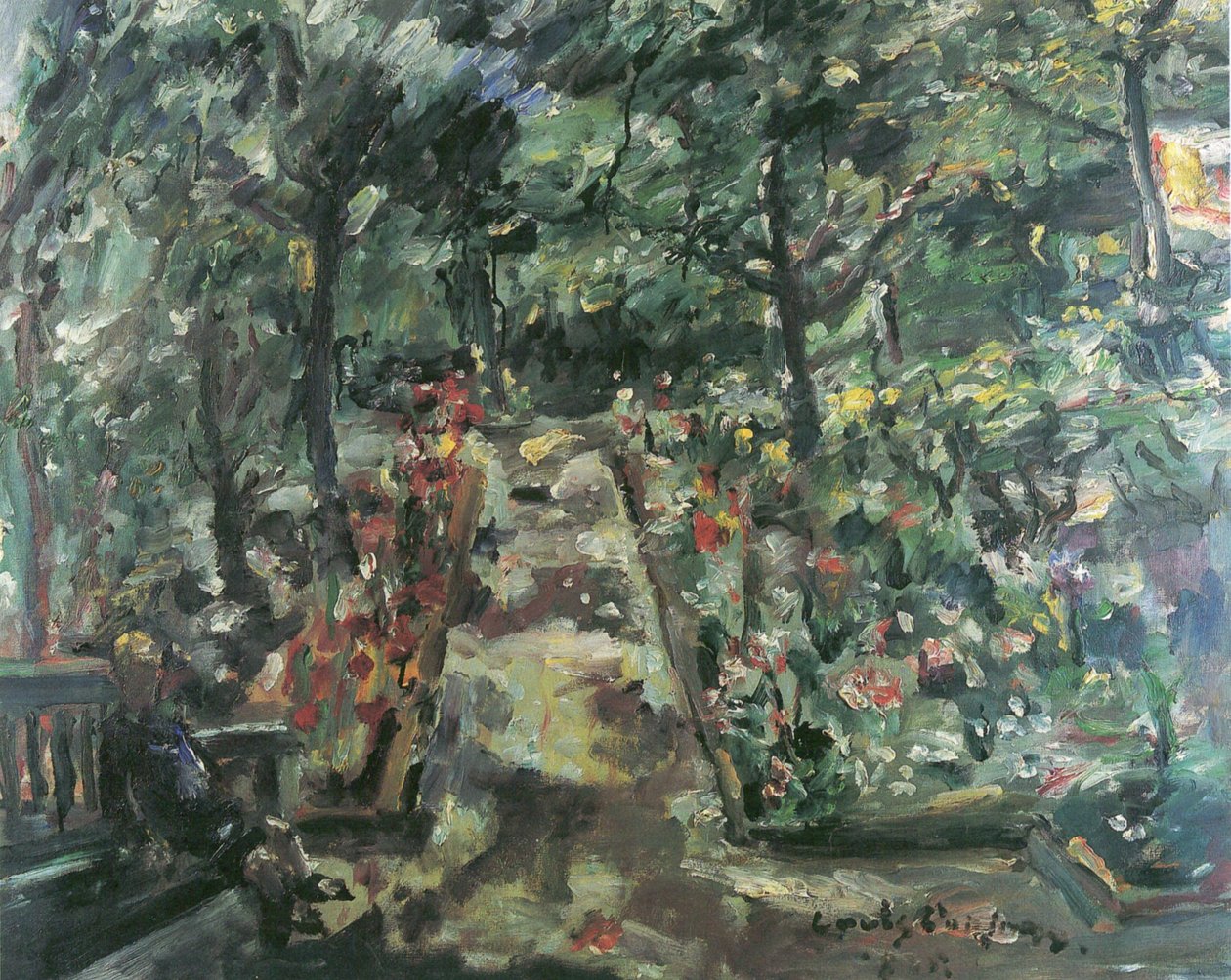Jardín en Berlín-Westend de Lovis Corinth