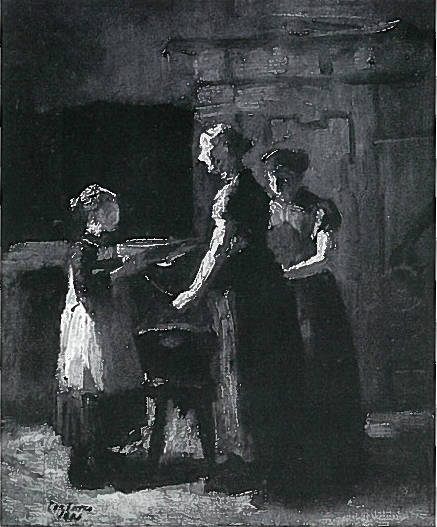En la casa del pescador de Lovis Corinth