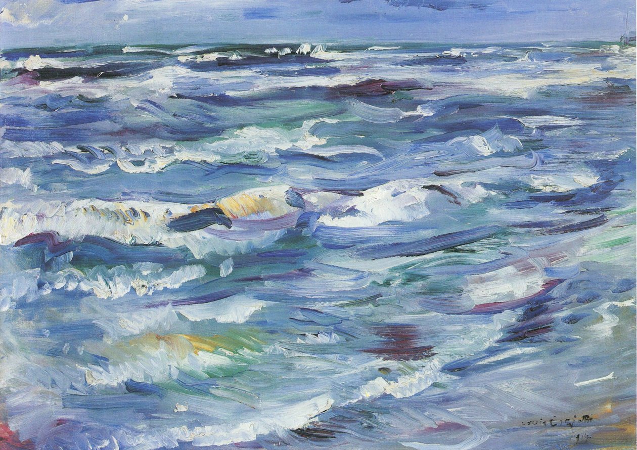 Mar en La Spezia de Lovis Corinth