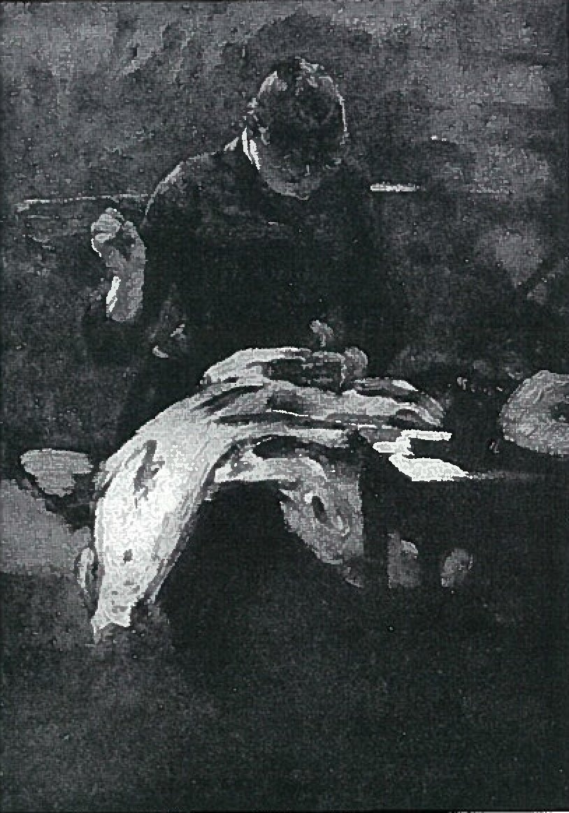 Niña acercándose de Lovis Corinth