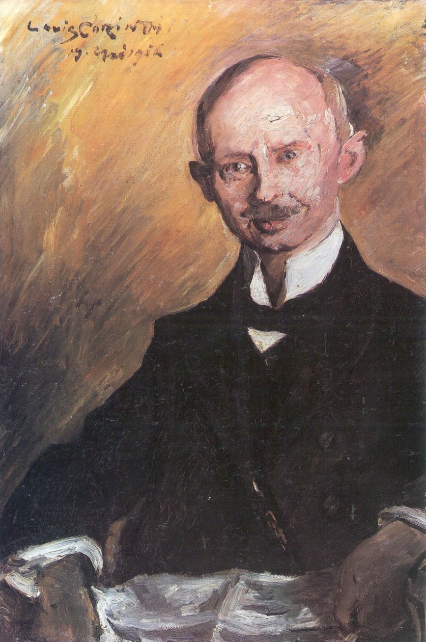 Retrato de Otto Winter, un farmacéutico de Hannover de Lovis Corinth