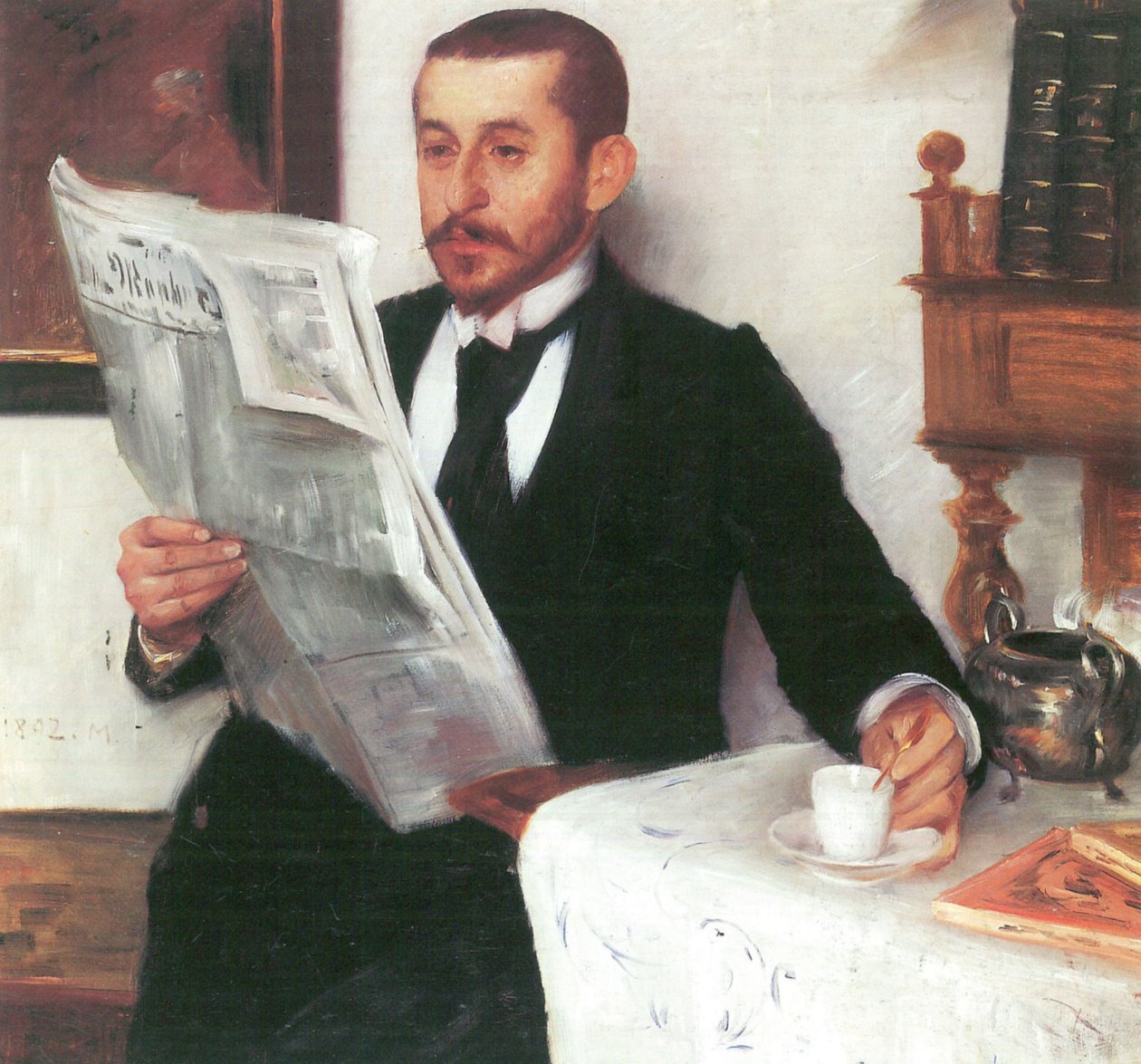 Retrato del pintor Benno Becker de Lovis Corinth